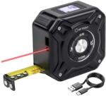 UF Tools UF-TOOLS kihúzható mérőszalag 40 m-es távolságmérővel, fekete (KS-206008 black)