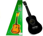 LEAN Toys Klasszikus Gitár Fából, Kockával Fekete 60 cm
