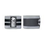 Gorilla Wear - Knee Wraps - Térdbandázs - Szürke/fekete - 250 Cm