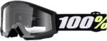  Ochelari copii ATV cross 100% Strata Mini Grom Black, sticla clara (26012467PE) - mxenduro