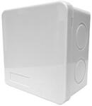 Mentavill Sima falú kötődoboz pattintható fedéllel (85x85x50 mm) szürke (403115)