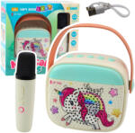 LEAN Toys Baba Karaoke Szett Egyszarvú Bluetooth Mikrofonnal