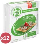 Abonett Gluténmentes extrudált kenyér, zöldségekkel kínáló 12X100 g - reformnagyker