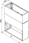 Eti Postament PAFS ETI - suport soclu pentru cutii electrice S-529x820x250mm (F05000211)