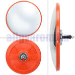 AVSafety Közlekedési tükör biztonsági forgalmi megfigyelő Ø30 cm forgatható tartóval kör alakú ipari kivitel