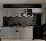 TEMPO KONDELA Konyhabútor, 2, 6 m, kasmír/wotan tölgy, ELGIA