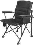 Leziter XL karfás horgász szék pohártartóval fekete (BJX-10) - snaigeshop