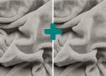  2x Cearsaf Cocolino microplus cu elastic SOFT 90x200 cm gri deschis