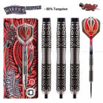 Shot Darts szett Shot steel, Warrior Hautoa, 24g, 80% wolfram gravírozott