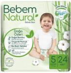 Bebem Natural Organikus Bambusz & Pamutszálas BIO pelenka Junior 5 (11-18kg)(24db)
