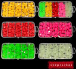  100db puha, szilikon horgászcsali kukoricaszem kialakítással