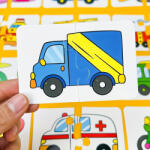  32 darabos oktatási puzzle készlet gyerekeknek