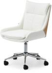 Vox bútor LEON forgófotel krémszínű-tölgy, króm