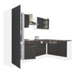 Leziter Yorki 280 sarok konyhabútor alulfagyasztós hűtős kivitelben (LS280FHAN-AF) - muszakinet