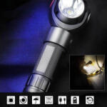  360 fokban forgatható LED zseblámpa mágneses rögzítéssel