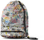 Takoy Panel szabásmintával sporttáskához - white graffiti