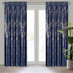 Takoy Puha velúr sötétítő függöny KORNELIA pezsgő színű márványmotívummal