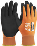 G-Tek G-TEK Aquatek THERMO akril/poliészter, latex tenyérmártott munkavédelmi kesztyű - Fekete/Narancs - 10/XL (GTEK-41-2310-EN-10)