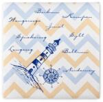 Sovie HoReCa Mank textilhatású szalvéta 40x40 cm 50 lap/csomag Maritim