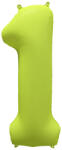 riethmüller Számos lufi 34" 86cm óriás neon sárga szám, számjegy 1-es, (LUFI262370)