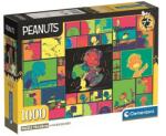 Clementoni - Puzzle Peanuts - Artă modernă - 1 000 piese Puzzle