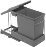 Pelikan Cos gunoi glisant pentru bucatarie cu doua compartimente 20L+1L, antracit (21500A) Cos de gunoi