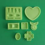 Protosil kft Ékszer öntőformák közepes csomag, 7 részes