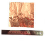 Protosil kft Vörösréz vékony lemezszalag, 0.01 x 100 x 100 mm