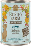 Rosie's Farm 24x395g Rosie's Farm Single Meat Adult Hal & rizs nedves kutyatáp