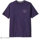 Patagonia Clean Climb Roots Responsibili-Tee póló, Plummet Purple (M)