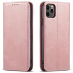 Alphajack Samsung Galaxy A07 mágneses PU bőr fliptok kártyatartóval rózsaszín Alphajack