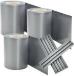  PVC belátásgátló szalag világosszürke 3 tekercs 3x35 m