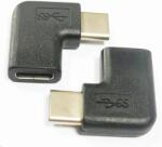 PremiumCord USB 2.0 Type C Toldó Fekete 3cm kur31-13 (kur31-13)
