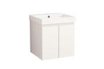 Inter Ceramic Конзолен PVC шкаф ALDENE-50 5155-50W+УМИВ. 5953W-51CM, Inter Ceramic, 56x51x46см (5155-50W+УМИВ. 5953W-51CM)