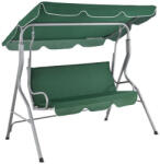  Cecina 3 személyes hintaágy kerti nyugágy zöld 25401