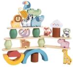 Tooky toy Fa Egyensúlyozó- És Toronyépítő Játék - Állatok