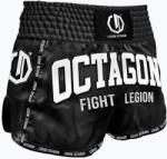 Octagon Pantaloni scurți de antrenament Octagon Kickboxing/Muay Thai Legion Fight Legion Premium black/white