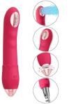 Guilty Toys Vibrator si Irigator, 10 Moduri Vibratii, Silicon, USB, Rosu, 20 cm, Guilty Toys Vibrator