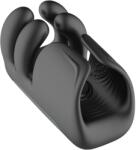 STD Masturbator Barbati Power, Functie de Vibratii, Pulsare, Strangere, Silicon, USB, Negru, 14 cm