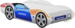 Wooden Toys Rendőrautós Gyerekágy - 160x80 cm, Ajándék Matraccal