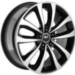 RC RACING RC-119 Fekete polírozott 5/98 16x6, 5 ET39 58, 1 - nyarigumi