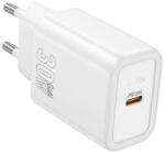 hoco. N62 hálózati töltő Type-C aljzat (30W, PD gyorstöltő 3.0) FEHÉR (N62 WHITE) (N62 WHITE) (N62 WHITE)