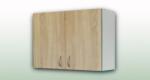  Felsőszekrény nyílóajtós 80x30, fehér korpusz/sonoma tölgy (442112)