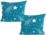  NIGHT SKY 2 db mikroszálas díszpárnahuzat szett 45x45 cm, türkiz