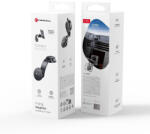 Forcell F-Grip MagFlex autós tartó telefonhoz a szélvédőhöz/középkonzolhoz/szellőzőhöz, amely kompatibilis a MagSafe fekete színnel