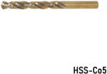  181200900 HSS-Co5 kobaltos fémfúró, DIN338 - Ø 9.0x125/81 mm (181200900)