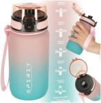 Inlea4Fun Vizes palack kulacs 600 ml SPIRIT - Rózsaszín/kék (IA-KX3071) - kertaktiv