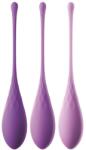 Fantasy For Her Kegel Train-Her Set - set de bile Kegel pentru antrenarea planșeului pelvin (3 buc. )