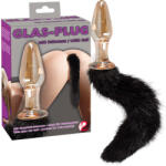 You2Toys With Tail - dop anal din sticlă cu coadă de pisică