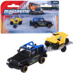 Majorette City Trailer - Jeep Wrangler utánfutóval + Quad (8503002001)